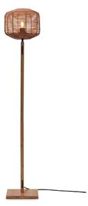 Stojací lampa s ratanovým stínidlem v přírodní barvě (výška 130 cm) Tanami – Good&Mojo