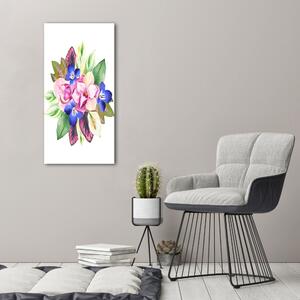 Vertikální Foto obraz na plátně Kytice květin ocv-114054011