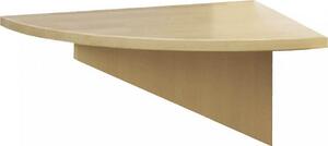 Mrava Rohový noční stolek TNS 8 masiv | Farebné prevedenie: buk,Povrchová úprava: olejovosk,Materiál nábytku: masívny buk,Rozmer - postelí, roštov, nábytku: 40 x 40 cm