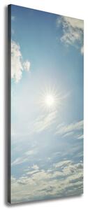 Vertikální Foto obraz na plátně Slunce na nebi ocv-114375857