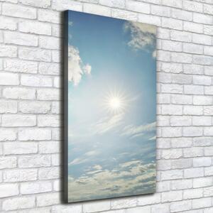Vertikální Foto obraz na plátně Slunce na nebi ocv-114375857