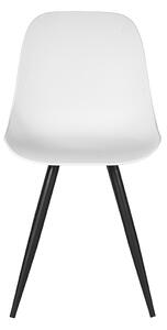 LABEL51 Bílá/černá jídelní židle Edami