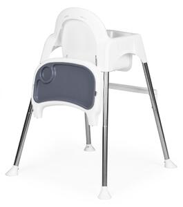 Dětská jídelní židle 2v1 KOMBICHAIR EcoToys bílá