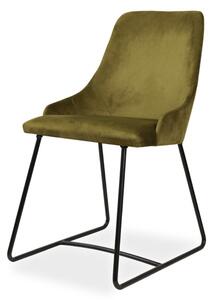 IBA Kovová jídelní židle M. Belona (několik variant nohou / s područkami i bez) Potah: Látka, Varianta: M. Belona R, Područky: S područkami
