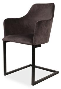 IBA Kovová jídelní židle M. Belona (několik variant nohou / s područkami i bez) Potah: Látka, Varianta: M. Belona R, Područky: Bez područek