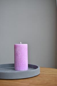 Supeko svíčka váleček 5x9 cm růžový