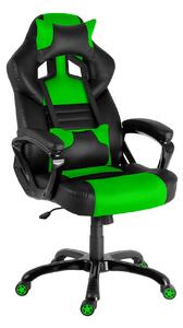 Herní židle NEOSEAT NS-017 černo-zelená