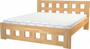 Mrava Masivní postel VALENTÍNA | Rozmer - postelí, roštov, nábytku: 160 x 200 cm,Farebné prevedenie: buk,Povrchová úprava: olejovosk