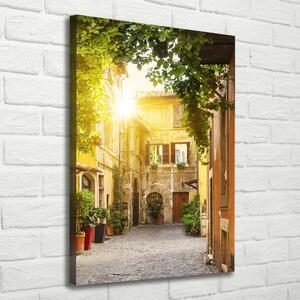 Vertikální Foto obraz na plátně Italské uličky ocv-116304208