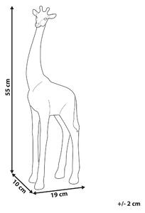 Dekorativní figurka žirafa hnědá MANBU