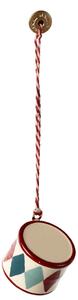 Plechová ozdoba Maileg Small Drum - Red & Blue MIL452