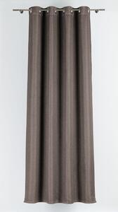 Šedo-hnědý závěs 140x260 cm Avalon – Mendola Fabrics
