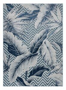Venkovní kusový koberec Peří modrý 2 78x150cm