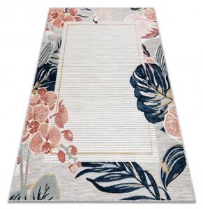 Dywany Łuszczów Kusový koberec Botanic 65240 Flamingo grey – na ven i na doma - 78x150 cm