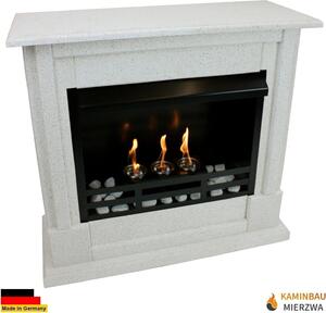 Ethanolový krb a gelový krb, model Rafael Premium, světlý granit