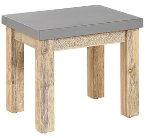 Zahradní nábytek z betonu a akátového dřeva se stolem a 6 židlemi OSTUNI