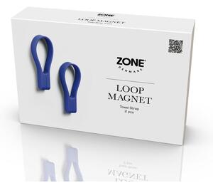 Modré silikonové háčky v sadě 2 ks Loop – Zone