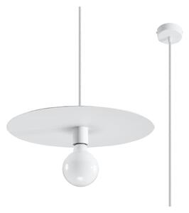 Bílé závěsné svítidlo ø 40 cm Livago – Nice Lamps