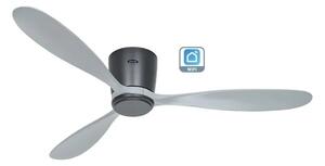 CasaFan 313297W Eco Plano Wood WiFi, světle šedá, stropní ventilátor