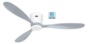 CasaFan 313293W Eco Plano Wood WiFi, světle šedá, stropní ventilátor