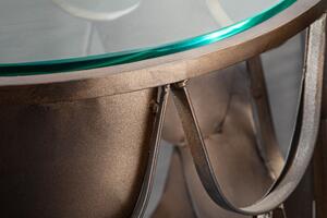 Odkládací stolek ABSTRACT 40 CM antik mosaz Nábytek | Doplňkový nábytek | Odkládací stolky
