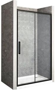 Rea Rapid Fold sprchové dveře 90 cm skládací černá polomatný/průhledné sklo REA-K6419