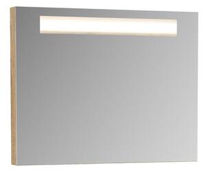 Ravak Classic zrcadlo 60x55 cm obdélníkový s osvětlením dřevo X000000953