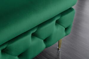 Taburet MODERN BAROCCO XL 90 CM smaragdově zelený Nábytek | Doplňkový nábytek | Taburety
