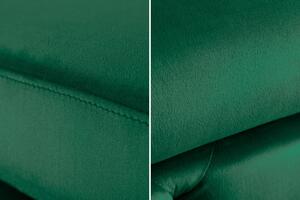 Taburet MODERN BAROCCO XL 90 CM smaragdově zelený Nábytek | Doplňkový nábytek | Taburety