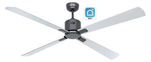 CasaFan 952337W Eco Neo III WiFi, stříbrná a wenge, stropní ventilátor
