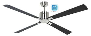 CasaFan 942337W Eco Neo III WiFi, stříbrná a wenge, stropní ventilátor