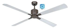 CasaFan 949337W Eco Neo III WiFi, stříbrná a wenge, stropní ventilátor