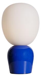 Stolní lampa Belid, Buddy, Modrá, Obývací pokoj, Sklo, Design