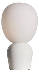Stolní lampa Belid, Buddy, Bílá, Obývací pokoj, Sklo, Design