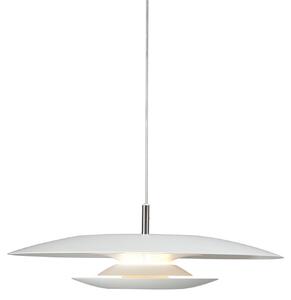 Závěsná svítidlo Belid, Eclipse, stmívatelné, Bílá, Obývací pokoj, Kov, Design