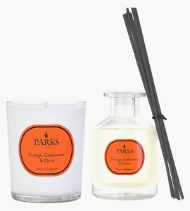 Sada interiérových vůní Vintage Aromatherapy (pomeranč, cedr a hřebíček)
