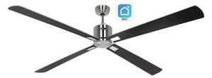 CasaFan 942410W Eco Neo III WiFi, stříbrná a wenge, stropní ventilátor