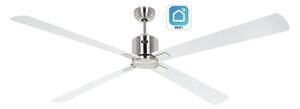 CasaFan 942409W Eco Neo III WiFi, světle šedá a bílá, stropní ventilátor