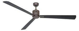 CasaFan 949410W Eco Neo III WiFi, černá a teakové dřevo, stropní ventilátor