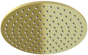 Kohlman Experience Brushed Gold hlavová sprcha 25x25 cm kulatý R25EGDB