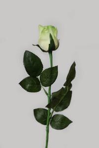 Zelená umělá růže 50 cm