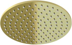 Kohlman Experience Brushed Gold hlavová sprcha 30x30 cm kulatý WARIANT-U-OLTENS | SZCZEGOLY-U-GROHE | R30EGDB