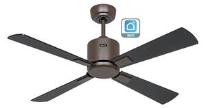 CasaFan 949101W Eco Neo III WiFi, černá a teakové dřevo, stropní ventilátor