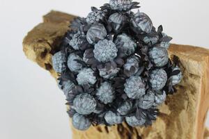 Modrý umělá exotická květina na stonku 77cm