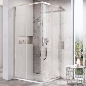 Ravak Blix Slim sprchové dveře 90 cm posuvné stříbrná lesk/průhledné sklo X1XM70C00Z1