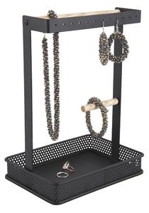 Select Time Černý kovový stojan na šperky Buchero