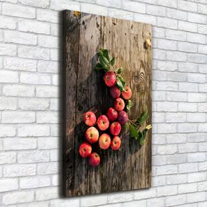 Vertikální Foto obraz na plátně Jablka na stole ocv-121264819