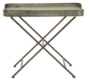 Odkládací stolek Mauro Ferretti Renega 82x41x70 cm, šedá/přírodní