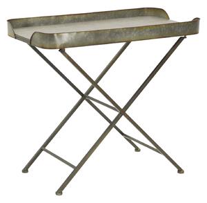 Odkládací stolek Mauro Ferretti Renega 82x41x70 cm, šedá/přírodní