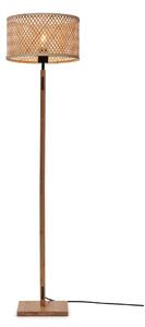 Stojací lampa s bambusovým stínidlem v přírodní barvě (výška 128 cm) Java – Good&Mojo